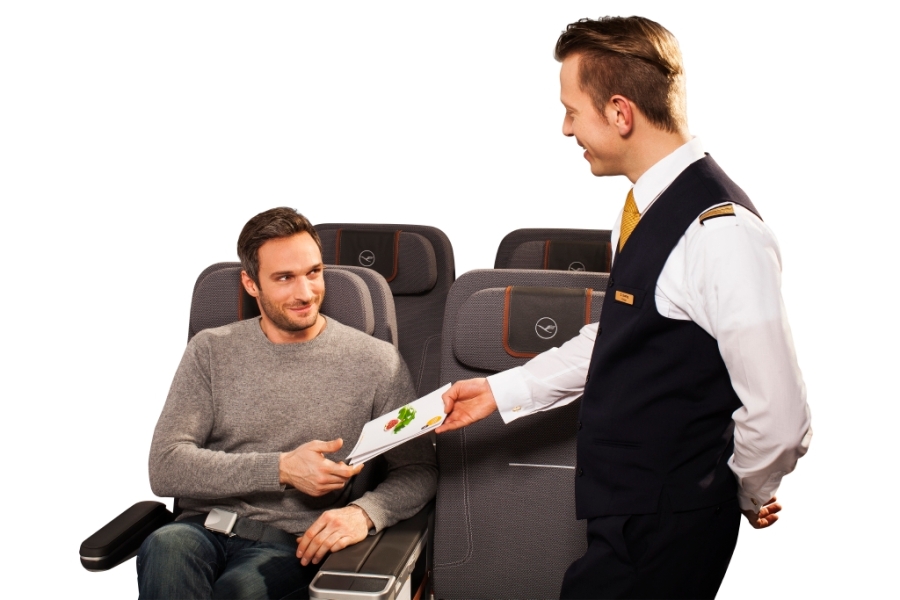 Lufthansa Passage Magazin - Cover Shoot - Premium Economy Seat
