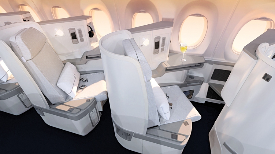 Finnair A350 XWB Business Class Cabin 03 seat HR
