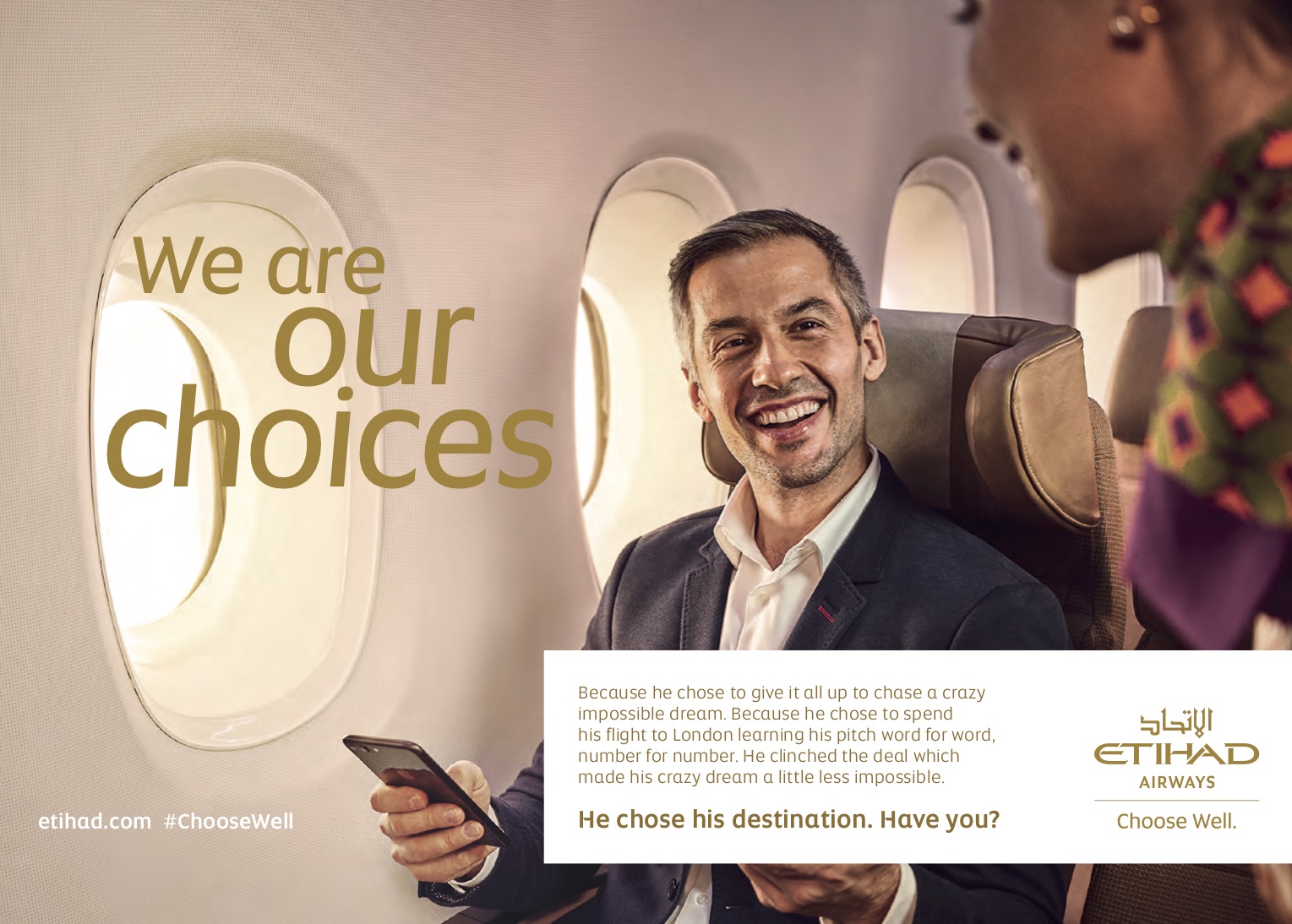 TheDesignAir –Etihad Launches ‘Choose Well’ Campaign Highlighting New ...